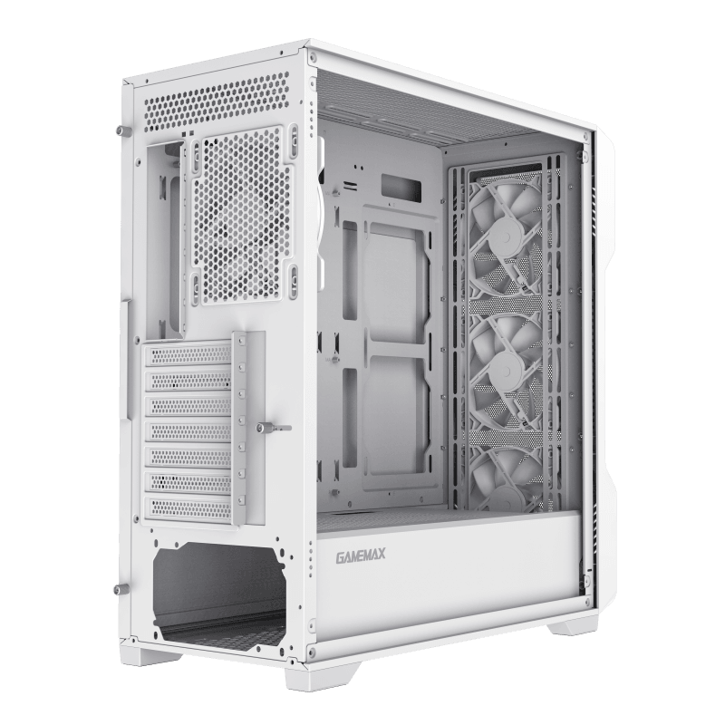 GameMax Siege White E-ATX Mid-Tower Gaming Case GameMax Siege White E-ATX Mid-Tower Gaming Case